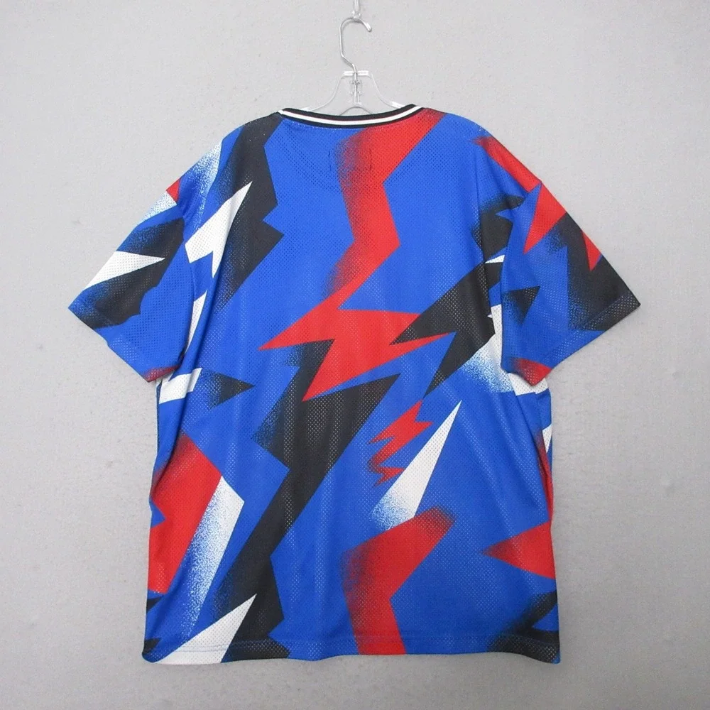 Nike Air Jordan Paris Saint Germain Shirt Men‎ XL Mesh HYPER Blue Red